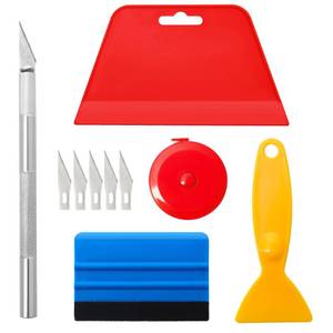 lot 6134 image: Safiyya Wallpaper Smoothing Tool Kit for Applying Peel and Stick Wallpaper, Contact Paper, Shelf Liners, Vinyl, Backsplash, Window Film lot of 2