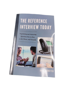 lot 6160 image: The Reference Interview Today by Dave Harmeyer