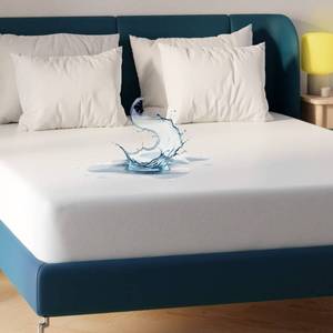 lot 6212 image: Niagara Waterproof Mattress Protector King 78x80 Cover Deep Pocket Breathable Noiseless 8-20Inches Bed Smooth Jersey Mattress Pad Cover Fully Ultra Thin Polyester
