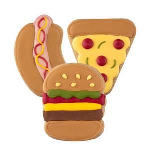 lot 14373 image: CRUMBARK Off the Menu Gift  Hand-Decorated Dog Cookies � 3 Pack in Gift Box  Extra Large Dog Treats 62g Cookie, Vegan Snacks for Dogs, Gifts for Dogs
