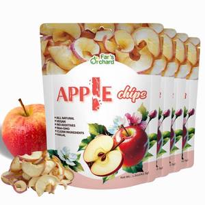 lot 20258 image: Farfts Orchard AppleChips � 4Pack (1.5oz Resealable Bags), Crunchy Dried Fruit Snack, Vegan, NonGMO, No Additives