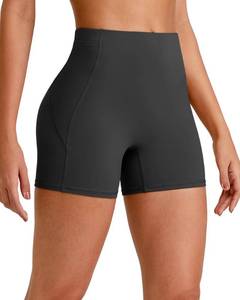 lot 20275 image: G4Free High Rise Shorts for Women Dressy Casual Running Gym Shorts Yoga Lounge Active Workout Shorts (Black,XL,8in)