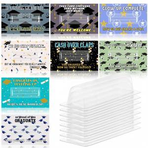 lot 20307 image: Gueevin 8 Sets Funny Graduation Money Holder Cards 2026 Bulk Bruh Graduation Money Cards for Cash Gift Class of 2026 Gift for Senior College High School Congrats Grad Party Favor Celebration (Simple)