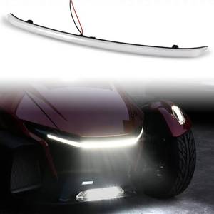 lot 20372 image: SAUTVS LED Center Accent Light Kit for Can-Am Spyder RT, Front LED Auxiliary Driving Light Daytime Running Light DRL for Can Am Spyder RT 2020-2026 Accessories