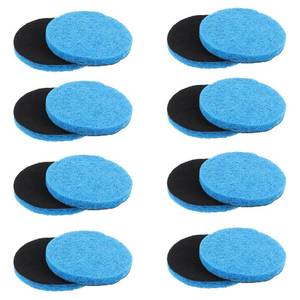 lot 20388 image: EPLZON 16pcs Microfibre Pads Power Scrubber Pads Set Electric Scrubber Replacement Scouring Pads fit for Dremel Versa Scouring Pads,Blue