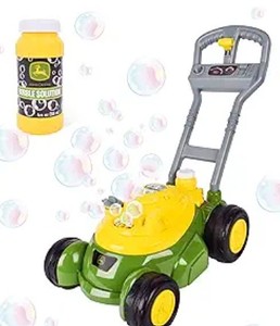 lot 1391 image: John Deere Kids Enfants Bubble ftNft Go Mower