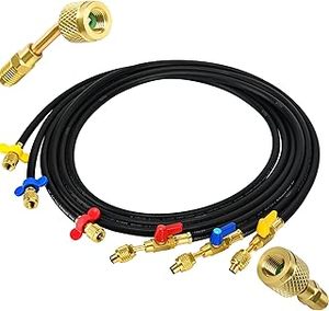 lot 2113 image: A 14 ID Refrigerant Hose with 45 and Flare Fittings
