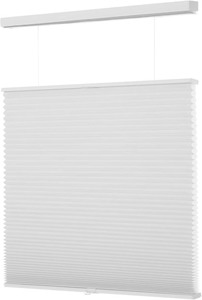 lot 3140 image: Beige window shades 44in x 72in