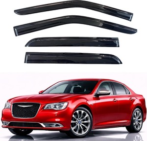 lot 3141 image: KPY Window Visor Rain Guard Side Window Vent Deflectors Chrysler 300 2011-2023 Tape-On X0048JE9J3