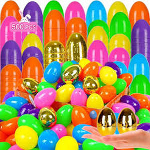 lot 3146 image: RGTEB 500 PCS Easter Eggs Yellow Purple