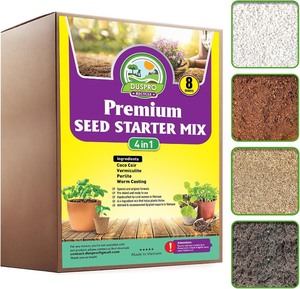 lot 5011 image: Duspro Premium Seed Starter Soil 4in1 8 Quarts