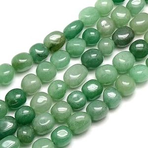 lot 10351 image: Fashewelry 38Pcs Irregular Natural Green A X-G-LIS4-10