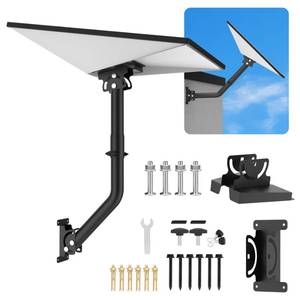 lot 1479 image: Starlink Standard 44xGen 3 Wall & Roof Mount, Adjustable Metal Bracket with Pipe Adapter Kit for V3 Dish, Weatherproof Heavy Duty