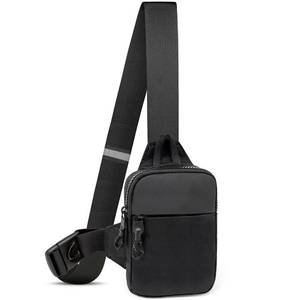 lot 2032 image: LKEX Mini Sling Bag Men Small Crossbody Bag Women Fanny Packs Casual Personal Pocket Bag Backpack Phone Chest Bag (Black-Small��Lwh17  3  22cm��)