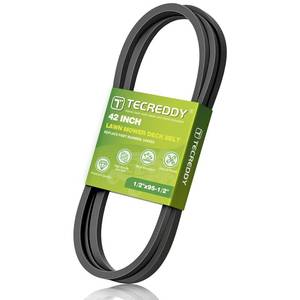 lot 2462 image: 144959 Mower Deck Belt for Craftsman 42 Inch 532144959 LT1000 LT2000 DLT3000 DYT4000 Husqvarna Poulan AYP Ariens Riding Lawn Mower, 12 X 95.5
