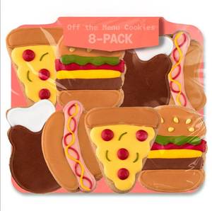 lot 3196 image: CRUMBARK Off the Menu Gift  Hand-Decorated Dog Cookies �� 8 Pack in Gift Box  Extra Large Dog Treats 62g Cookie, Vegan Snacks for Dogs, Gifts for Dogs
