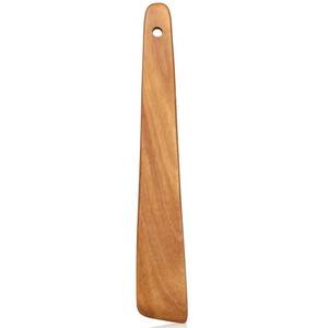 lot 4374 image: Flat Wooden Spatula for Kitchen Utensil Spurtle Kitchen Tool Turner Teak Wood Scraper Spatulas Non Toxic Cooking Utensil Bamboo Spatula for Cooking Spoon Small Egg Flipper Spatulas Sourdough Stirrer
