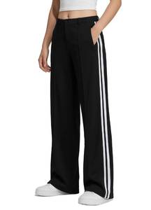 lot 4441 image: TruVat Womens 28303234 Inseam Wide Leg Dress Pants High Waist Straight Leg Track Pants with Belt Loops for Casual Wear 32, Black, XXL