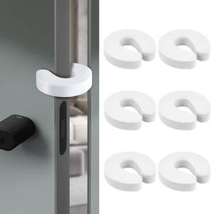 lot 4453 image: 6 Pack Door Finger Pinch Guard, Anti Door Slam Stopper, Cat Toddler Door Stopper, Foam Baby Child Proof Door Stopper, Baby Proofing Doors to Keep Door Open Stop Door from Slamming