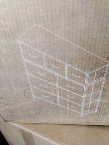 lot 5050 image: A8-Drawer Storage Organizer with Handle
