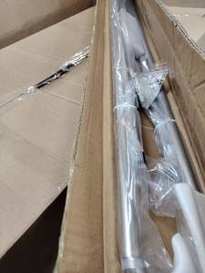 lot 5053 image: A2 Pack Curtain Rods 84-120 inches Matted Nickel X003CMZ3CT