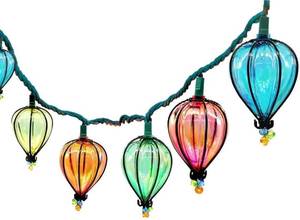 lot 5066 image: GOOGIC 11FT Multicolor String Lights with 10 Bulbs, Colored Backyard Patio String Lights, Hanging IndoorOutdoor UL Listed for Bistro Wedding Party Bedroom Decor, 2PCS used