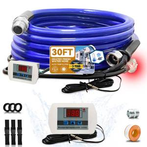 lot 5072 image: Cupohus Heated Water Hose for RV 30FT- Adjustable Temperature Control & Real-Time Monitor, Freeze Protection Down to -45�� for Winter Camping, RV Travel, Outdoor Enthusiasts, 110-120V