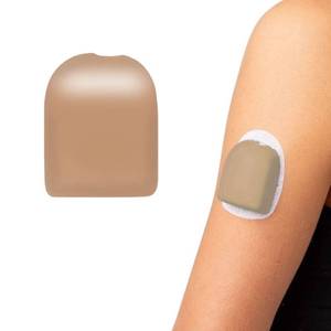 lot 6259 image: Sugar Medical - PumpPOPS Reusable Omnipod Cover - Soft, Flexible & Easy to Remove Cover for Diabetic Insulin Pumps (Caramel)
