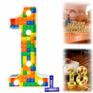 lot 6262 image: Colorful Marquee LED Light Neon Sign with Extra Battery, Desktop or Wall Decor for Birthday Party, Wedding, Graduation Celebrations, Ideal as Gifts (9, Letter Y)