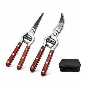 lot 6265 image: Garden Pruning Shears 2 Pack,Bonsai Trimming Scissors 8Heavy Duty Garden Scissors Gardening Sharp for Handheld Heavy Duty Hedge Plant Branch Clippers Scissors Pruners Tools
