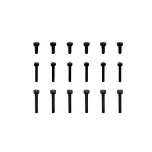 lot 6318 image: AMORIL Cap Head Hex Screw, M212 & Cap Head Hex Screw, M2.5 (6mm & 14mm) for RC Brushless Truck Mini 110 RZ001G-A,Part Number R11101