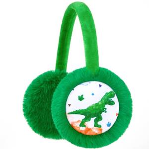lot 10434 image: Kids Earmuffs Warmer Ear muffs Winter Fleece Earmuffs Warm Ear Covers for Toddle Girls Boys (Green)