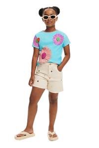 lot 10439 image: Desigual Pant_Flower, 1001 RAW, 1112 White