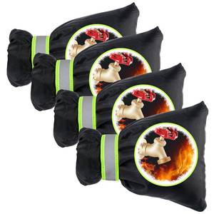 lot 10444 image: Insoma Pro Outdoor Faucet Covers for Winter Freeze Protection, 4 Pack 7.1 W x 8.7 H Winter Faucet Insulation Cover Socks, Hose Bib Covers for Winter