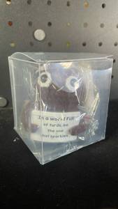 lot 10464 image: Squishmallow Owl Plush Toy with Text Band In a World Full of Turds