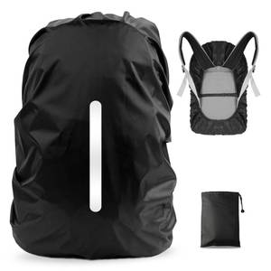 lot 10484 image: LAMA Waterproof Rain Cover for Backpack, Reflective Rucksack Rain Cover for Anti-DustAnti-TheftBicyclingHikingCampingTravelingOutdoor Activities,S Size (for 18L-25L Backpack), 1 Pcs Black