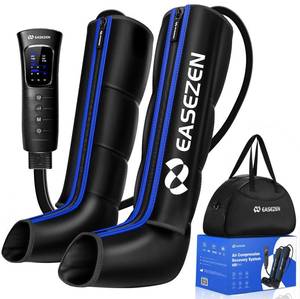 lot 11035 image: EaseZen Leg Compression Massager for Circulation and Pain Relief, Leg Recovery Compression System for Fast Recovery of Foot, Calf and Thigh, Relieve Edema, Reduce Muscle Fatigue