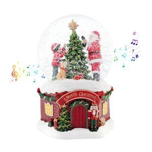 lot 13397 image: Snow Globe Pink SofaDog and Cat Snowglobe with Music Birthday Party Decorations Creative Collectibles (GS8701B-120MM) (Christmas)