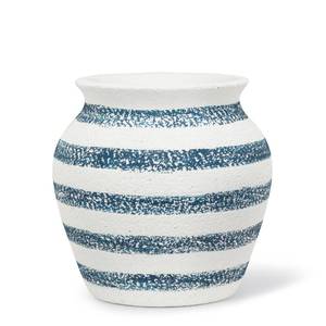 lot 13435 image: Abbott Collection Small Striped Urn Planter