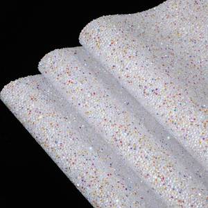 lot 14013 image: Gersoniel Graduation Cap Decorations 3 Sheets Bling Rhinestone Stickers 10 x 10 Inch Self-adhesive for Grad Hat Topper Craft DIY(AB Colorful)