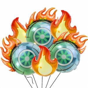 lot 14072 image: 6Pcs Flame Wheel BalloonsRace Car Party DecorHot Rod Fire Tire Foil BalloonsTalladega Nights Party DecorSpeed Passion PartyMonster TruckFast One Two Fast DecorRace Fans Lets Go Racing Bar