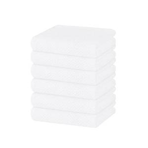 lot 14476 image: Homaxy 100% Cotton Waffle Weave Kitchen Dish Towels, Ultra Soft Absorbent Quick Drying Cleaning Towel, 13 x 28 Inches, 6-Pack, White