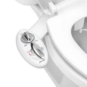 lot 19651 image: LUXE Bidet NEO 320 - Hot and Cold Water Bidet Attachment  Self-Cleaning  Rear and Feminine Wash White