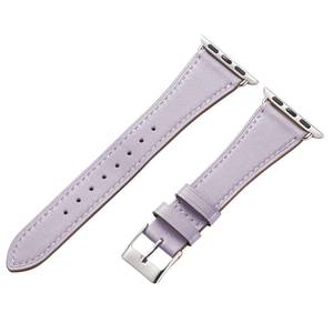 lot 20463 image: HANDODO Italian Genuine Leather Band Women for Apple Watch Series 11 10 9 8 7 6 5 4 3 2 1 SE SE2 Ultra 2, SGS Certified Dressy Bracelet Cute Strap for iWatch 42mm 44mm 45mm 46mm 49mm, Lilac