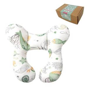 lot 20470 image: Wedfull Baby Neck Pillows, Comfortable Baby Travel Head Neck Support Pillow for Car Seat Stroller Pushchair, Soft PP Cotton Travel Pillow for 0-2 Years Old Toddler Infant Newborn, Ocean
