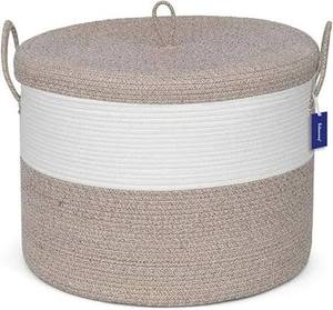 lot 1469 image: Echueuey mesh storage container white grey