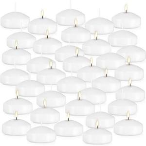 lot 1497 image: A 36 Floating Candles Smoke-Free Wicks Holidays Home Decoration