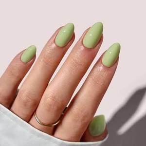 lot 4440 image: Soft Gel Press On Nails Green