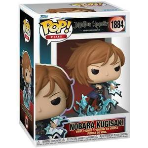 lot 5043 image: Funko Pop Plus Jujutsu Kaisen Nobara Kugisaki 1884 with 6 Funko Pop Protectors