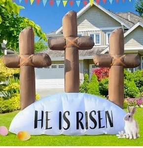 lot 3199 image: Ozewe HE IS RISEN Easter Decoration D 3 COO